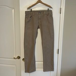 Tan Levi’s 514 jeans (36 X 34)